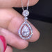 Solid 925 Silver Real Diamond Necklace - Kirijewels.com