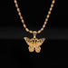 Water Wave Chain  Butterfly Necklace - Kirijewels.com