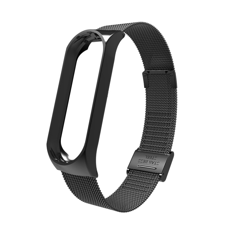 Pulseira Screwless Stainless Steel Wrist Strap Bracelet