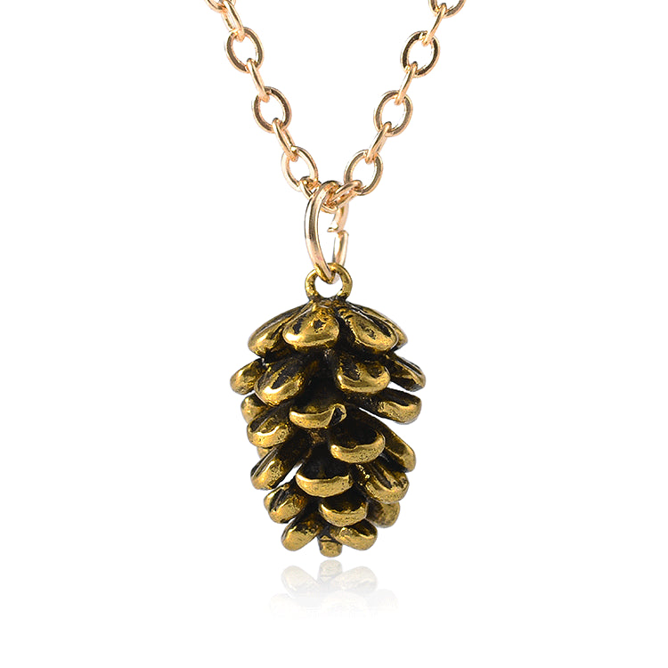 Pine Nut Plant Pendant Necklace