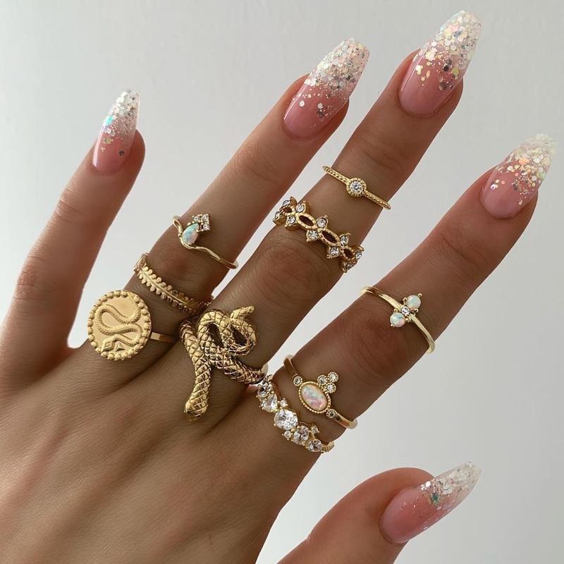 Fatima Hands Bohemian Virgin Mary Rings Set - Kirijewels.com