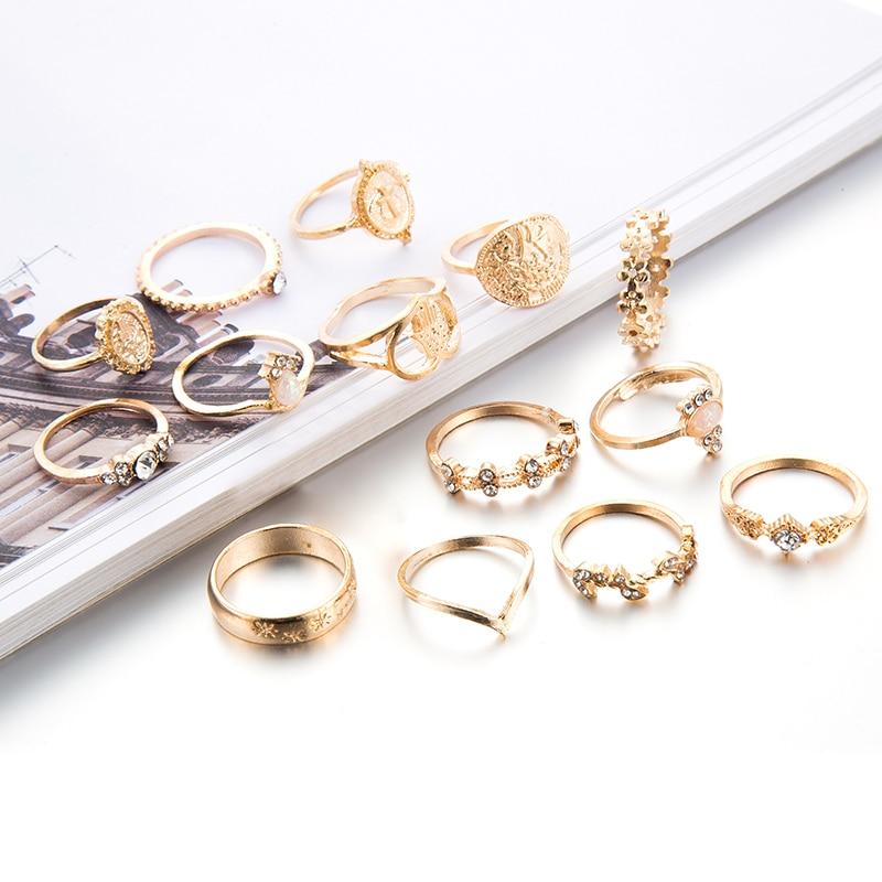 Fatima Hands Bohemian Virgin Mary Rings Set - Kirijewels.com