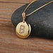 Samantha Gold Plated Initial Letter Necklace - Kirijewels.com