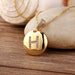 Samantha Gold Plated Initial Letter Necklace - Kirijewels.com