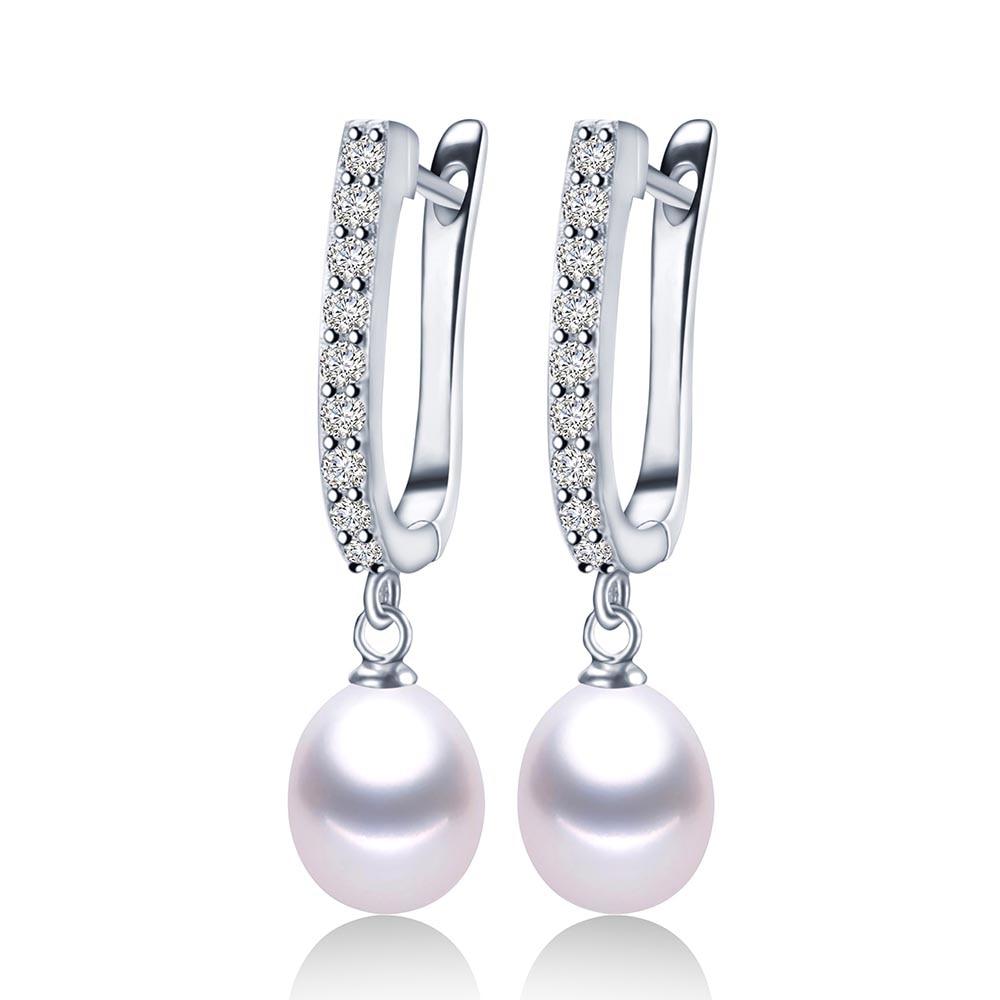 Lindo 925 Sterling Silver Natural Pearl Earrings - Kirijewels.com