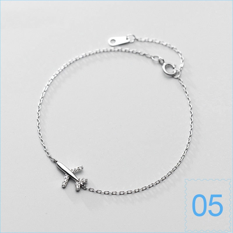Mia 100% 925 Sterling Silver Double Layer Beads Bracelet