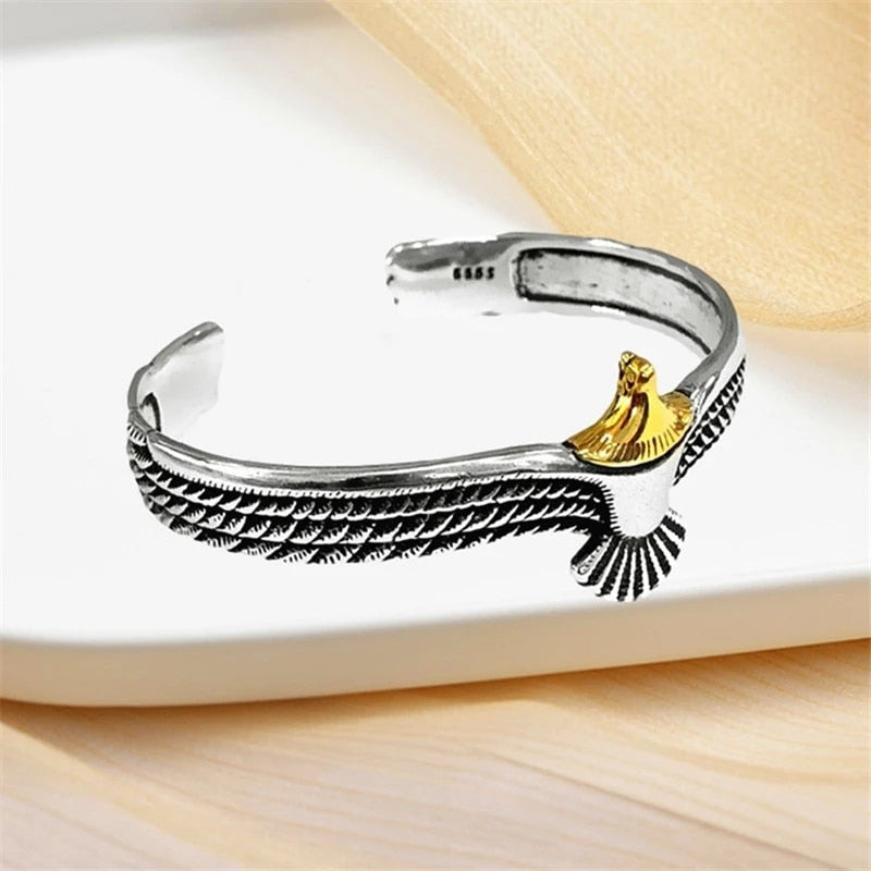 Valentine Toggle Clasp Adjustable Eagle Bracelet