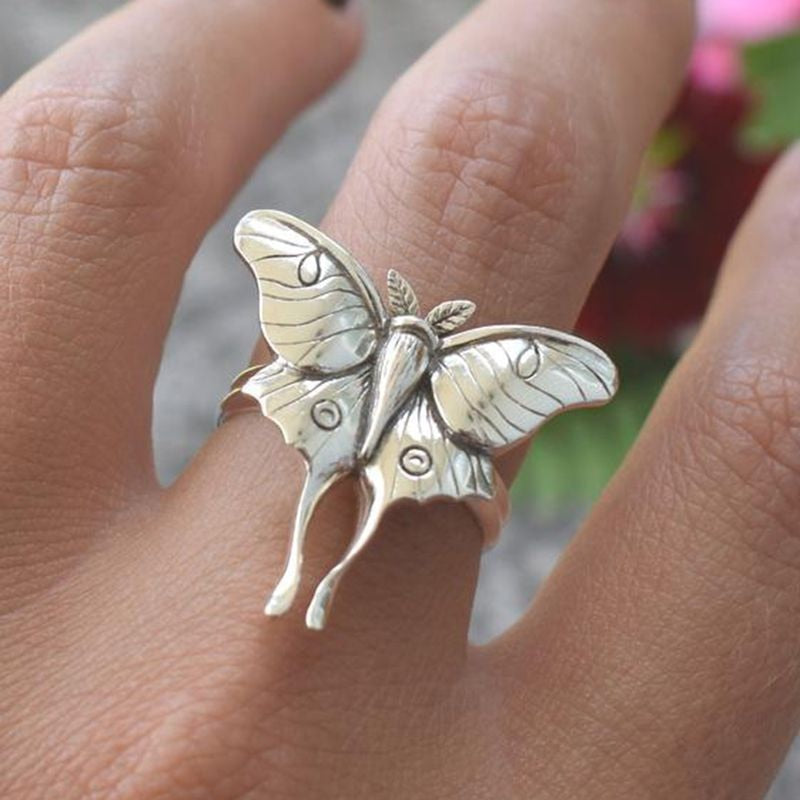 Princess Exquisite Butterfly Wedding Ring