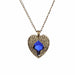 Angel Heart Wing Necklace/2-Necklace-Kirijewels.com-gold plated blue-Kirijewels.com