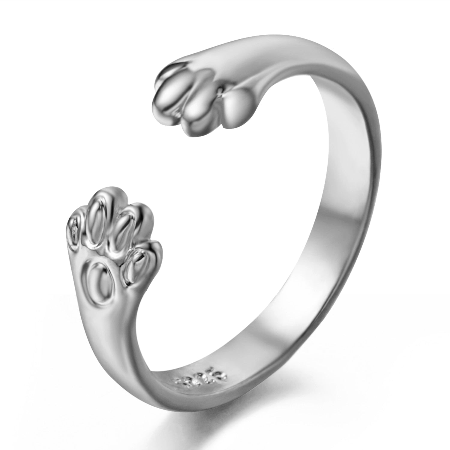 Gothic Vivid Adjustable Cat Ring