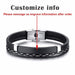 Ava Engraving Stainless Steel Cuff Bracelet - Kirijewels.com