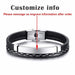 Ava Engraving Stainless Steel Cuff Bracelet - Kirijewels.com