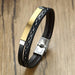 Ava Engraving Stainless Steel Cuff Bracelet - Kirijewels.com