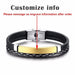 Ava Engraving Stainless Steel Cuff Bracelet - Kirijewels.com