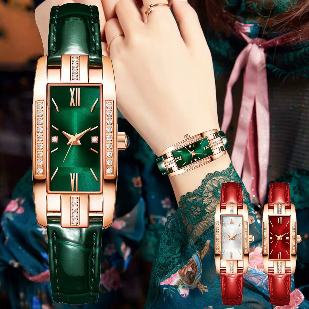 Classic Retro Square Water Resistant Watch — Kirijewels.com