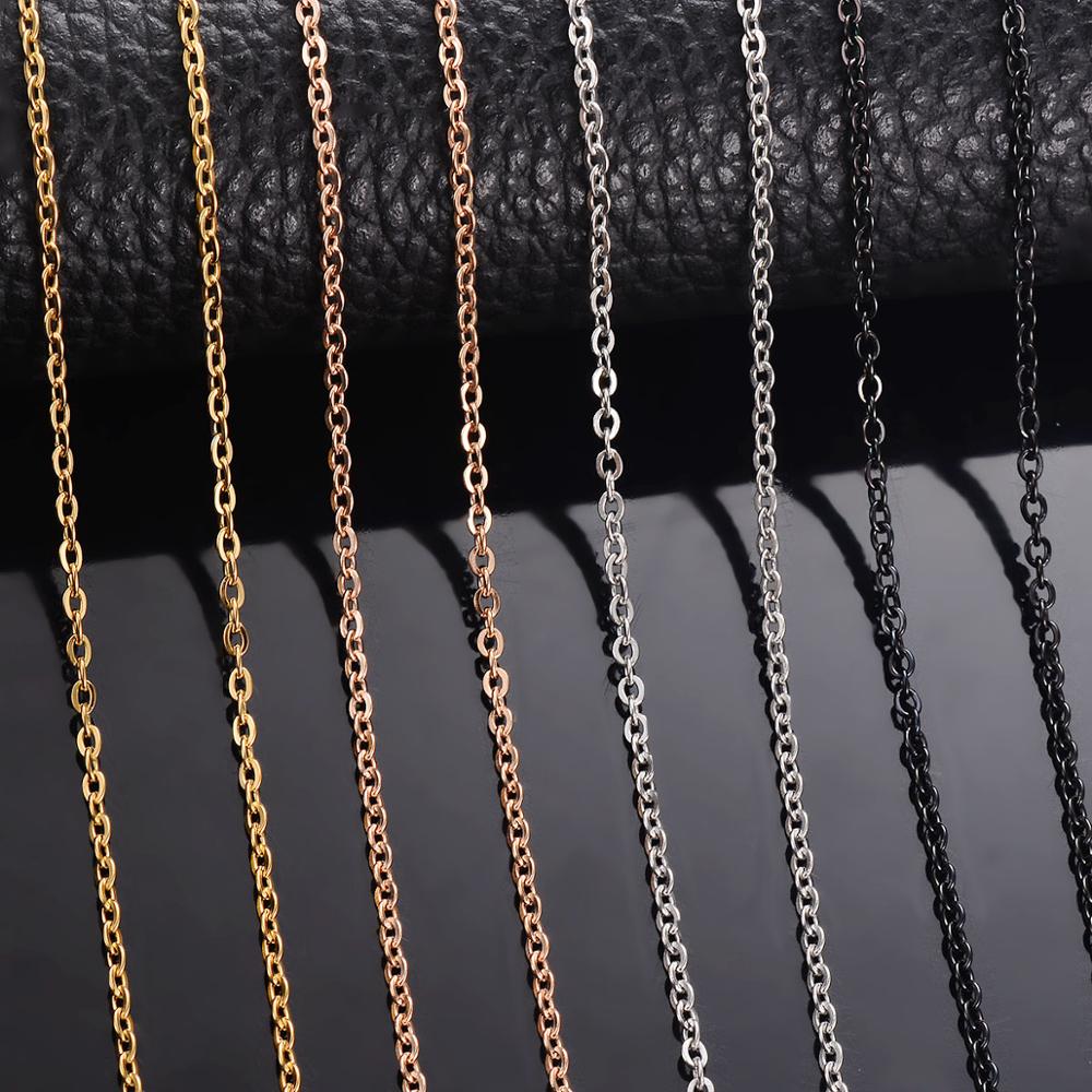Stella 10pcs/Lot Stainless Steel Link Chain Necklace