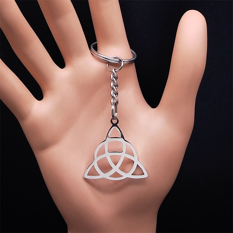Irish Knot Witchcraft Stainless Steel Chain Necklace