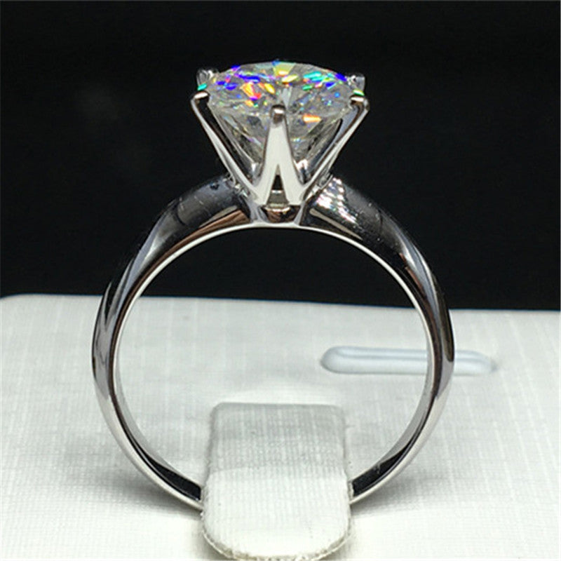 Original 18K White Gold 2.0ct Lab Diamond Wedding Ring