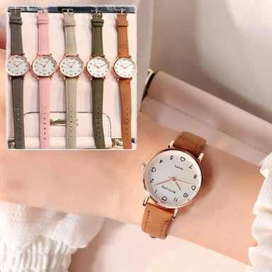 Small Leather Strap Outdoor Sports Wrist Watch - Kirijewels.com