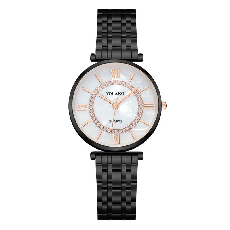 Rosa Diamond Stainless Steel Mesh Watch - Kirijewels.com