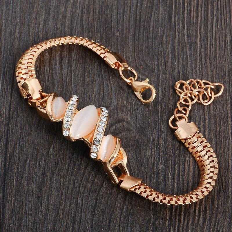 Opal Gemstone Bracelet-Bracelet-Kirijewels.com-5-Gold Plated-Kirijewels.com