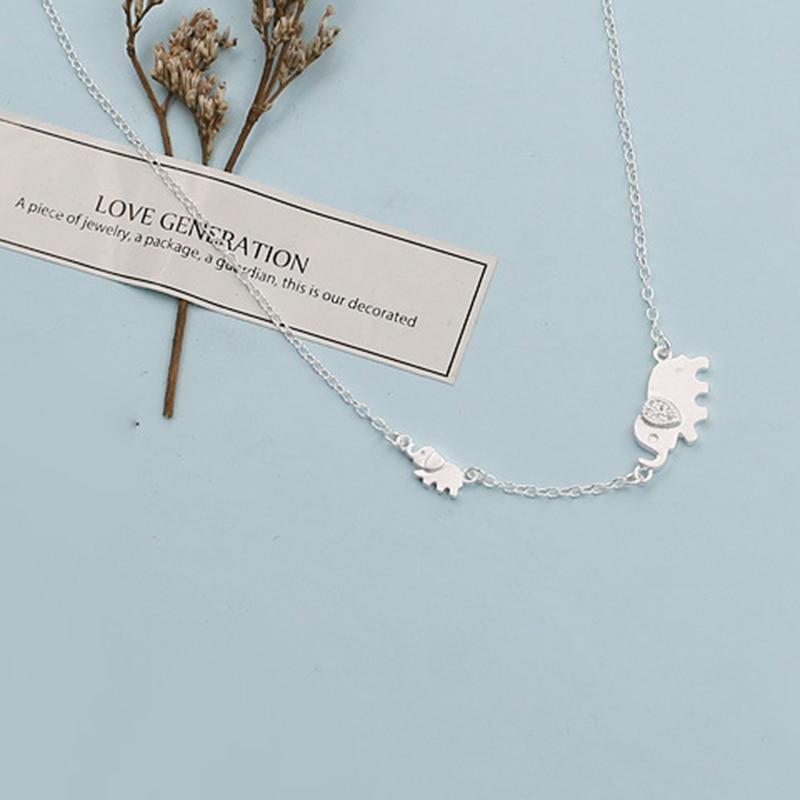 Pambadi 925 Sterling Silver Elephant Necklace - Kirijewels.com