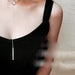 Circle Strip 925 Sterling Silver Chain Necklace - Kirijewels.com