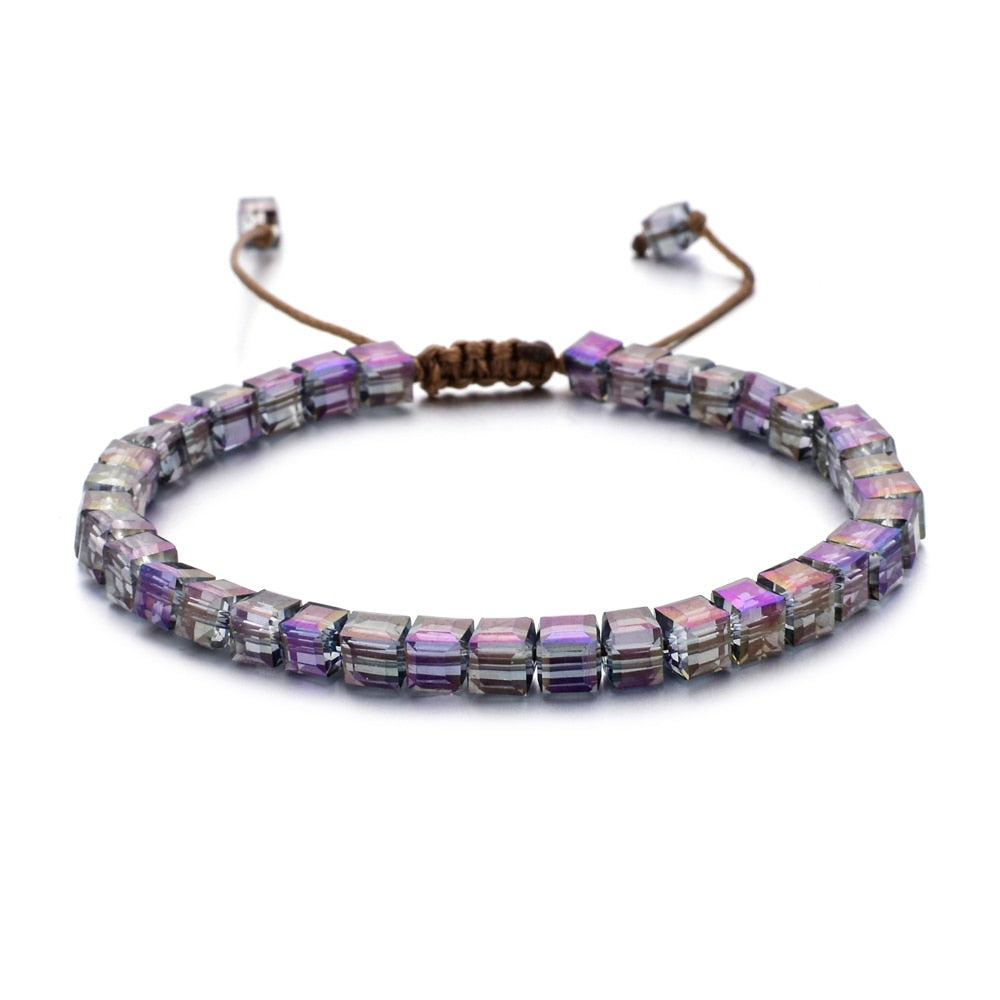 Jane Handmade Glass Crystal Bracelet