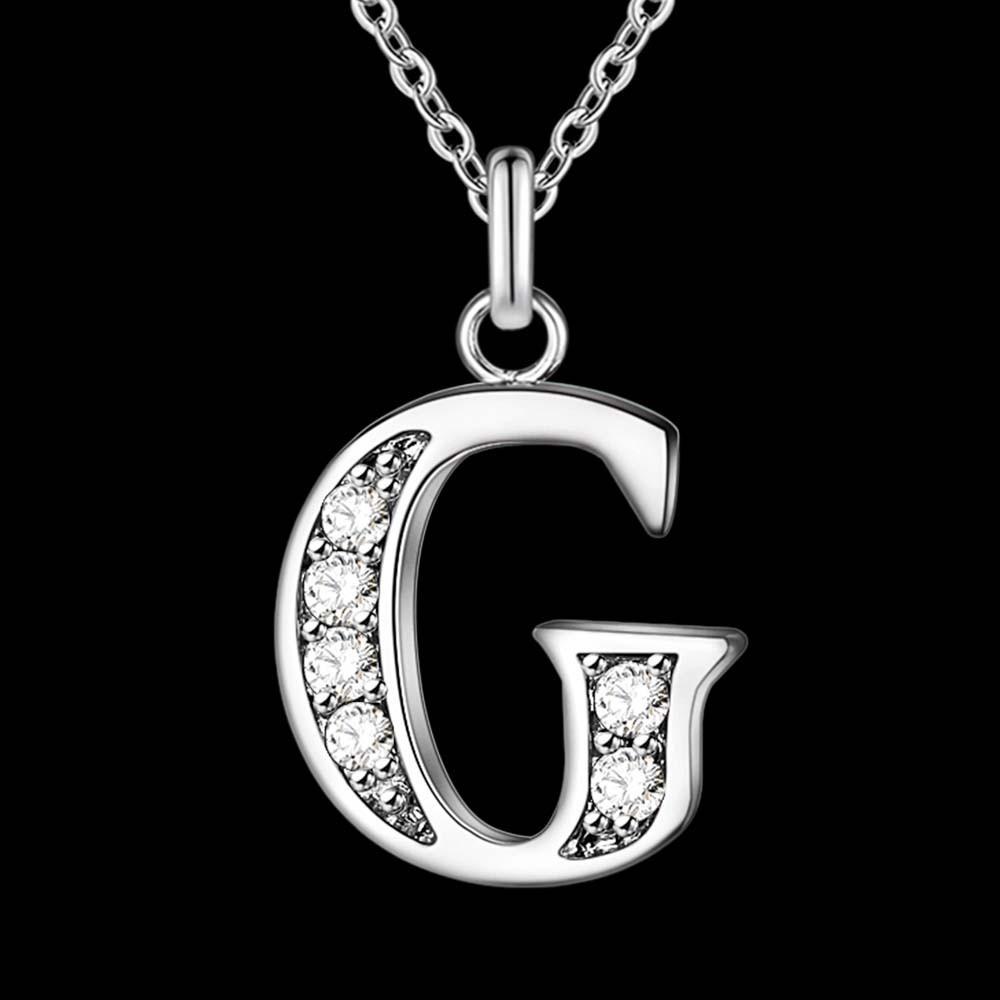 Alphabet Personalized Charm Pendant Necklace-Chain Necklaces-Kirijewels.com-A-Kirijewels.com