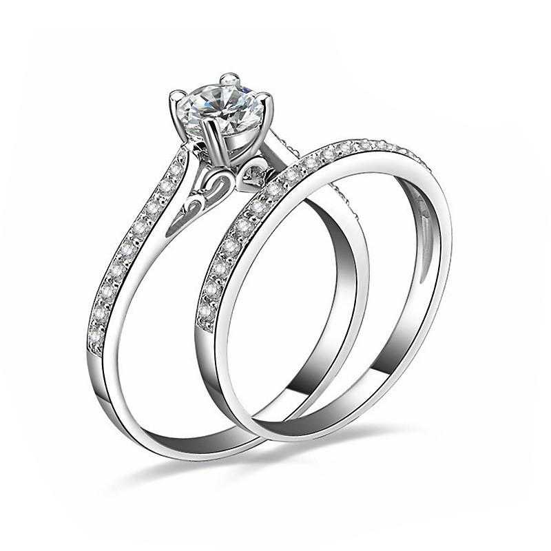 Charm Silver Engagement Ring-Rings-Kirijewels.com-6-Kirijewels.com