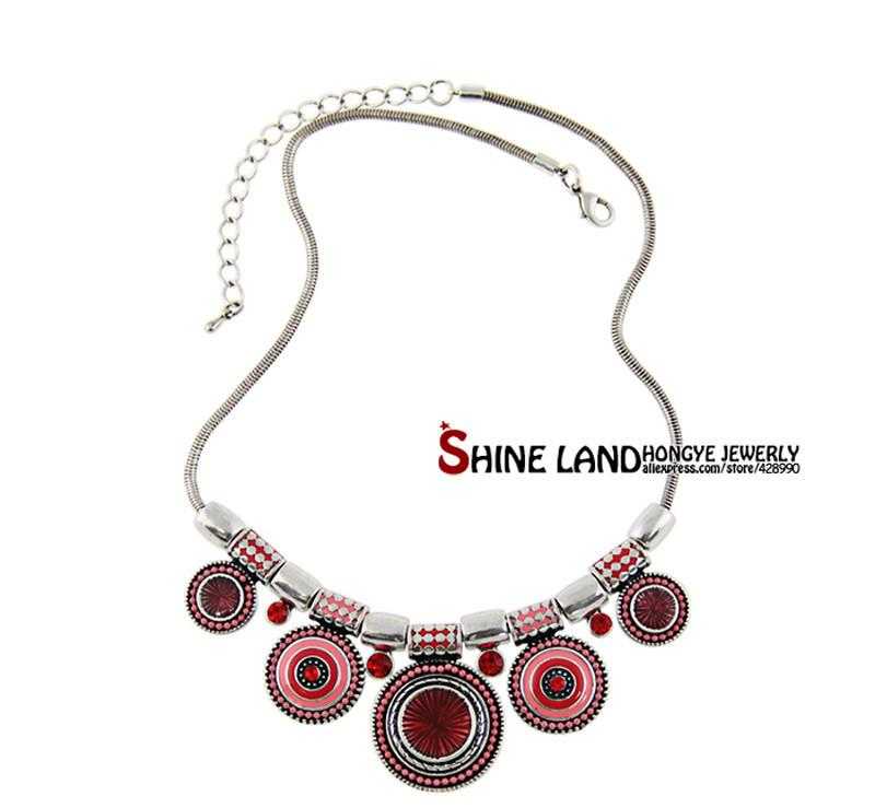 Free Ethnic Collares Statement Necklace-Choker Necklaces-Kirijewels.com-mulit-Kirijewels.com