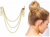 Double Gold Chain-Hair Accessories-Kirijewels.com-Kirijewels.com
