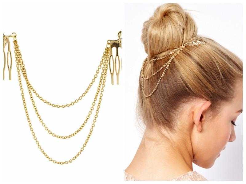 Buy Gold Hair Accessories for Women by Peora Online | Ajio.com