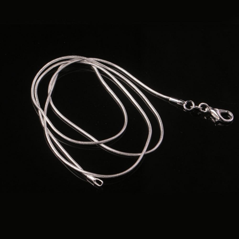 Luxury Charming Silver Plated Snake Chain Necklace-Chain Necklaces-Kirijewels.com-16 Inch-silver-Kirijewels.com