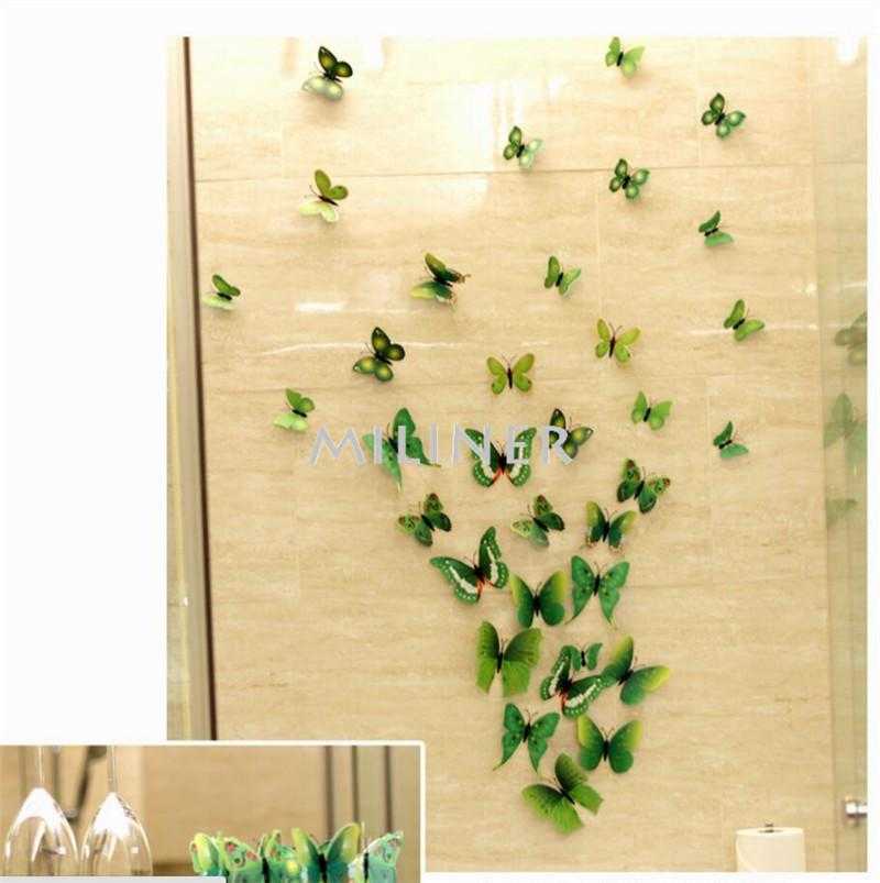 Butterfly Wall Decor Stickers-Wall Stickers-Kirijewels.com-light white-Kirijewels.com