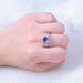 Free Sterling Silver Purple Zircon Claw Ring-Rings-Kirijewels.com-5-Purple-Kirijewels.com