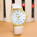 New Unisex Leather Band Analog WristWatch-Watch-Kirijewels.com-White-Kirijewels.com