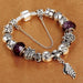 Angel Wing Bracelet-Charm Bracelets-Kirijewels.com-18cm Length-Blue-Kirijewels.com