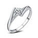 Anillos Sterling Silver Engagement Ring-Rings-Kirijewels.com-6-Rose Gold Plated-Kirijewels.com