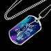 Love To The Moon Mother Necklace-Jewelry-Kirijewels.com-Military Chain (Silver)-No-silver blue-Kirijewels.com