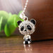 Panda Crystal Pendant Necklace-Pendant Necklaces-Kirijewels.com-Silver-Kirijewels.com