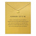Free Sparkling Good Luck Elephant Necklace-Pendant Necklaces-Kirijewels.com-Gold Color-Has card-Kirijewels.com