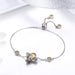 Genuine 100% 925 Sterling Silver Bee Bracelet-Chain & Link Bracelets-Kirijewels.com-silver-Kirijewels.com