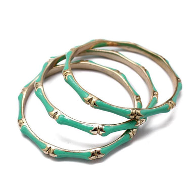 Viennois Bamboo Bracelet-Bangles-Kirijewels.com-Rose Gold Color-Kirijewels.com