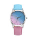 FREE Leather Band Rainbow Wrist Watch-Women's Watches-Kirijewels.com-pink & light blue-Kirijewels.com