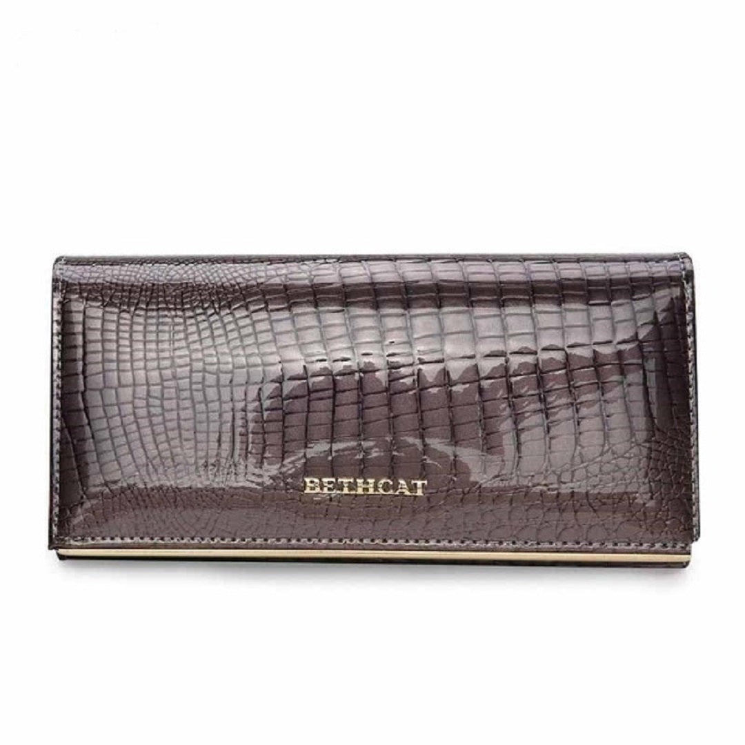 Polyester Genuine Leather Wallet