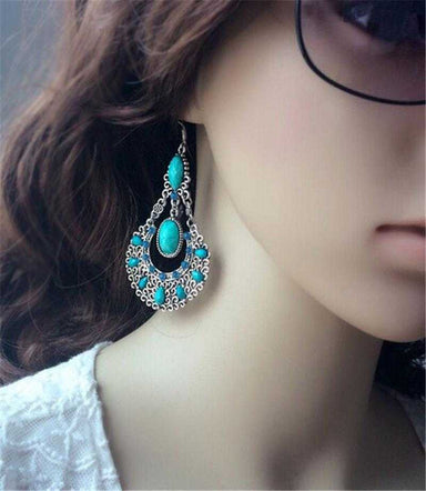 New Elegant Drop Bohemian Crystal Big Earrings-earrings-Kirijewels.com-Brincos-Kirijewels.com