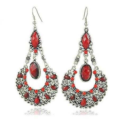 New Elegant Drop Bohemian Crystal Big Earrings-earrings-Kirijewels.com-Crystals-Kirijewels.com