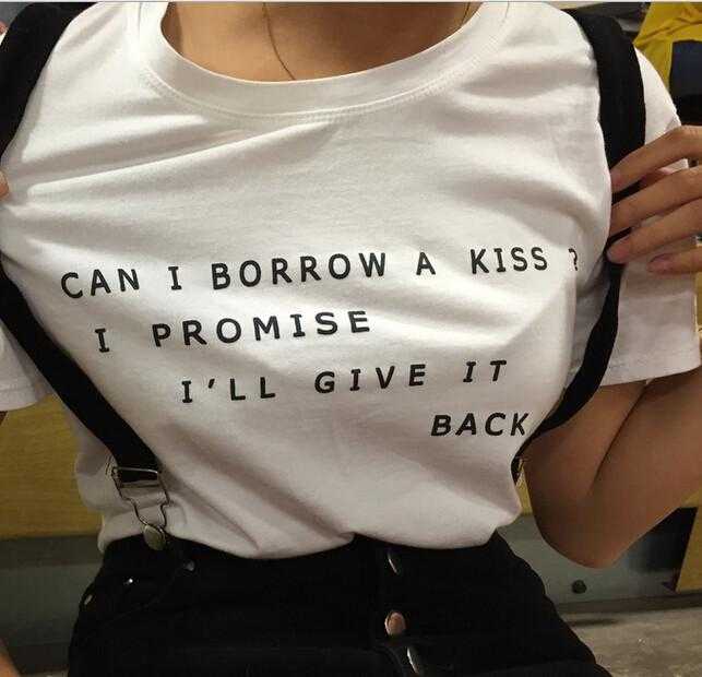 T-Shirt Borrow A Kiss — Kirijewels.com
