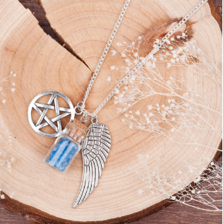 Guardian Angel Wing Necklace-Pendant Necklaces-Kirijewels.com-Kirijewels.com
